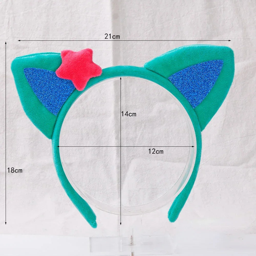 Adults Kids Plush Cute Fox Cat Ears Headband Hairband Hair Hoops for Birthday Gift Wedding Party Costume Christmas New Years
