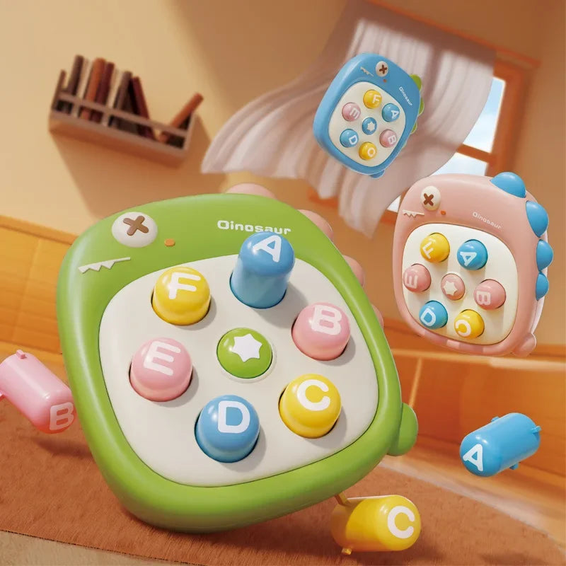 Cartoon Montessori Baby Klopfspielzeug Tragbares Kleinkind Dekompression Pädagogisches Geburtstagsgeschenk Tierthema 12 24 Monate Kleinkind