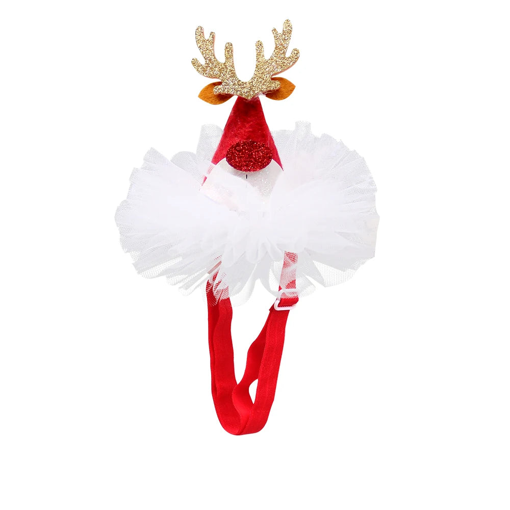 1PCS Cute Pet Dog Caps Christmas Cat Dog Costume Headwear Cap Hat Christmas Pets Dog Grooming Accessories Bulk Decoration