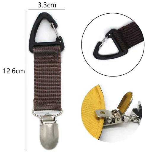 Hat Metal Clip for Traveling Hanging on Bag Handbag Backpack Luggage for Kids Adults Outdoor Travel  Accessories Dropshipping