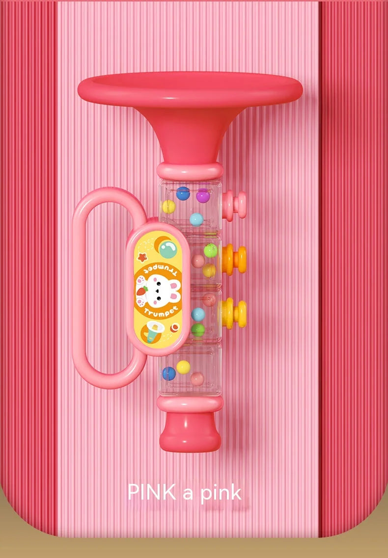 Little Rabbit Horn Children's Toy, Baby Will Blow Cartoon Harmonica Whistle Musical Instrument