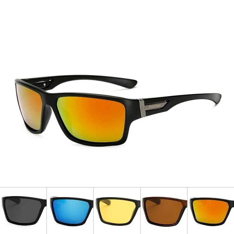 Fishing Sunglasses Men Polarization Sun Glasses Retro Vintage Goggles Women Fashion Polarization UV400 Driving Eyewear 12-KP1821