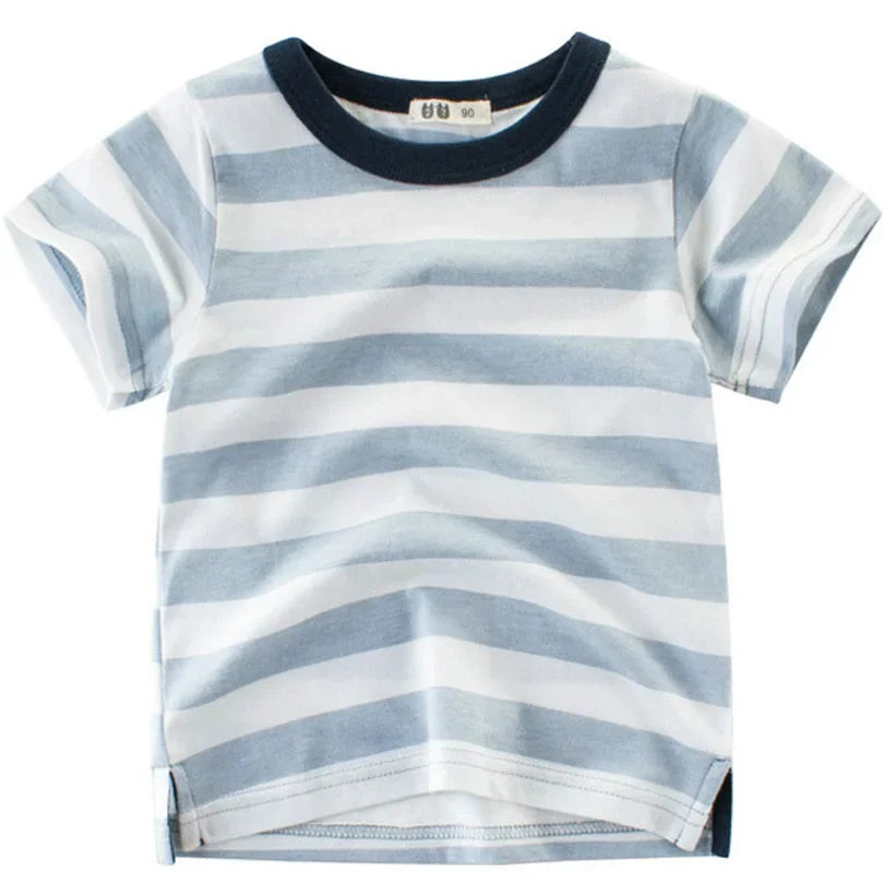 2025 Cartoon Druck Baby Junge Dinosaurier T Shirt Für Sommer Infant Kinder Jungen Mädchen Lion T-Shirts Kleidung Baumwolle Kleinkind Brief tops