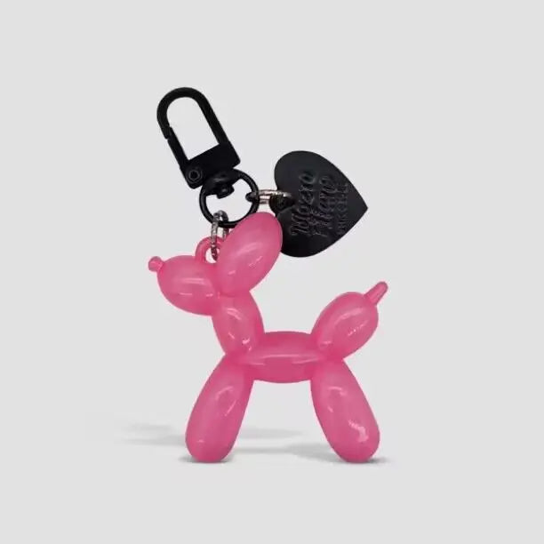 Cute Cartoon Balloon Dog Couple Keychains Key Ring -New Cute Car Holder Jewelry Gift Decoration Accessories
