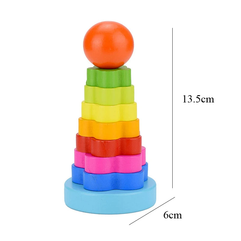 Montessori Babyspielzeug Kinder 3D Holzpuzzles Frühes Lernen Babyspiele Spielzeug Pädagogisches Holzspielzeug Für Kinder Geburtstagsgeschenke
