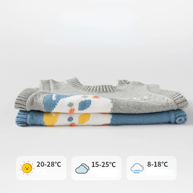 Baby Jungen Mädchen Pullover Weste Herbst 2024 Kinder Stricken Weste Pullover Kinder Kleinkind Kleidung Oansatz Ärmellose Cartoon Gestrickte 0-4y