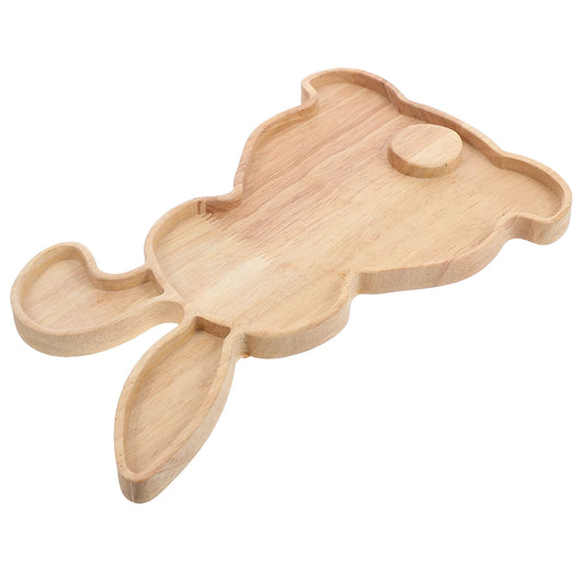 Rabbit Tray Food Serving Decoration Board Easter Bunny Plate Dessert