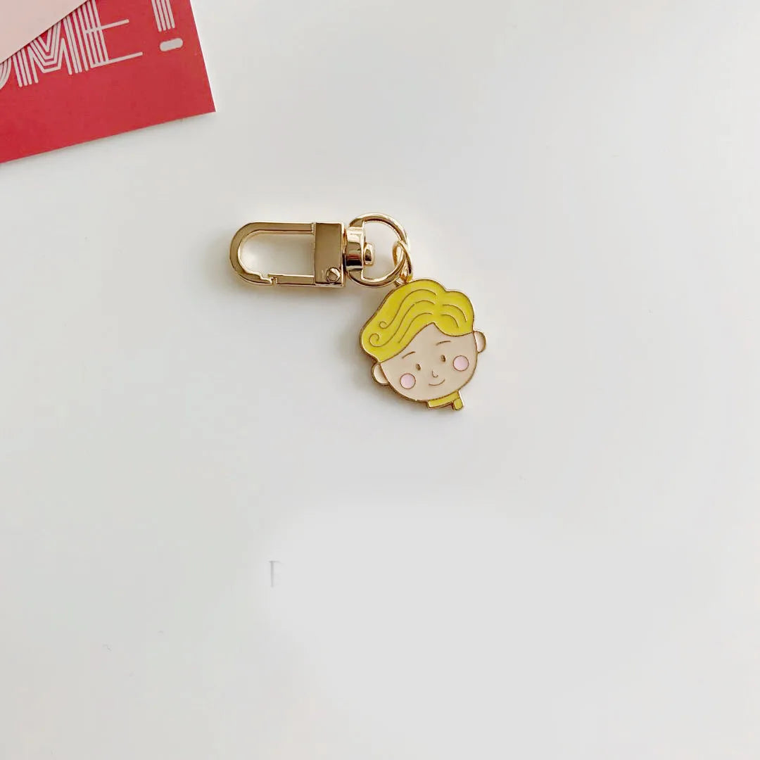 Trendy The Little Prince Keychain Cute Fox Airpods Pendant For Clothes Backpack Keyring Key Chains Charms Valentines Day Gift