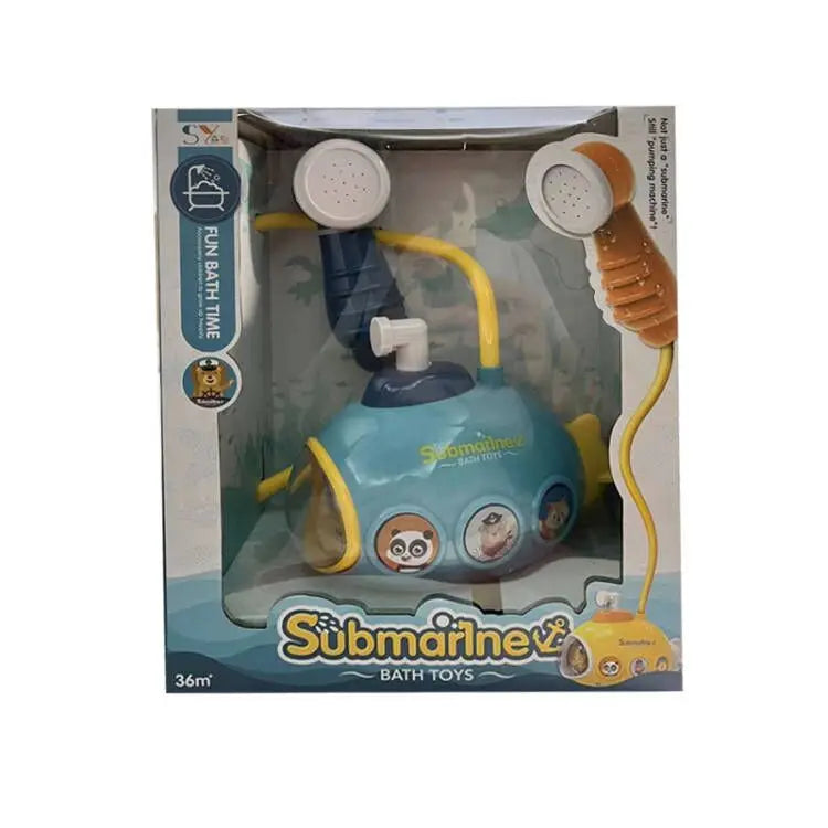 Baby-Badespielzeug für Kinder, elektrisches U-Boot, Dusche, Saugnapf, Babyspielzeug, Sprühwasserspielzeug, Badewannenspielzeug, Sprinkler, Babyparty