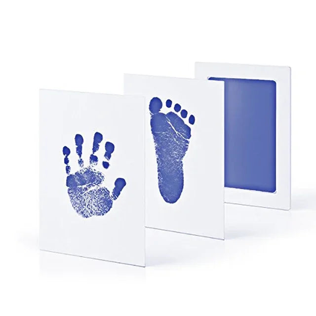 Baby-Fußabdruck-Set, sicher, waschbar, Handabdruck, Pfotenabdruck, Souvenirs für Neugeborene, berührungslose Haut für Kissen, Tinte, Fußabdruck, Kleinkindspielzeug