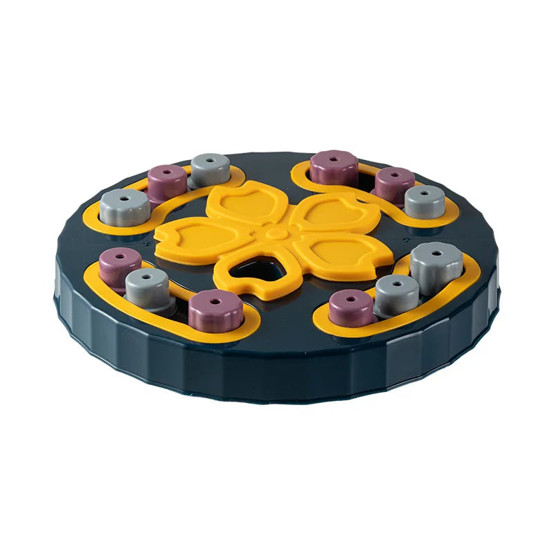 Pet Supplies Cat Dog Turntable Eating Anti-choking Food Puzzle Feeding Interactive Toy Slow Food Tray