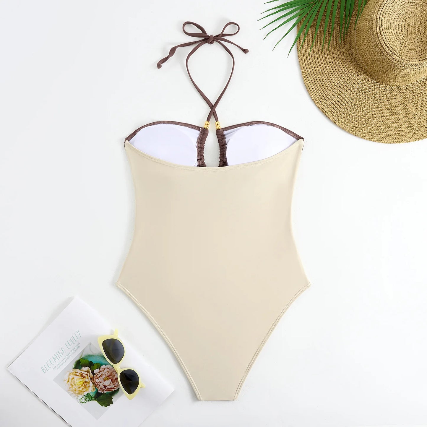 MUOLUX 2025 New High Quality One Piece Swimsuit Hollow Out Push Up Women Bikini Set Swimwear Slimming Bathing Suit Beach Wear