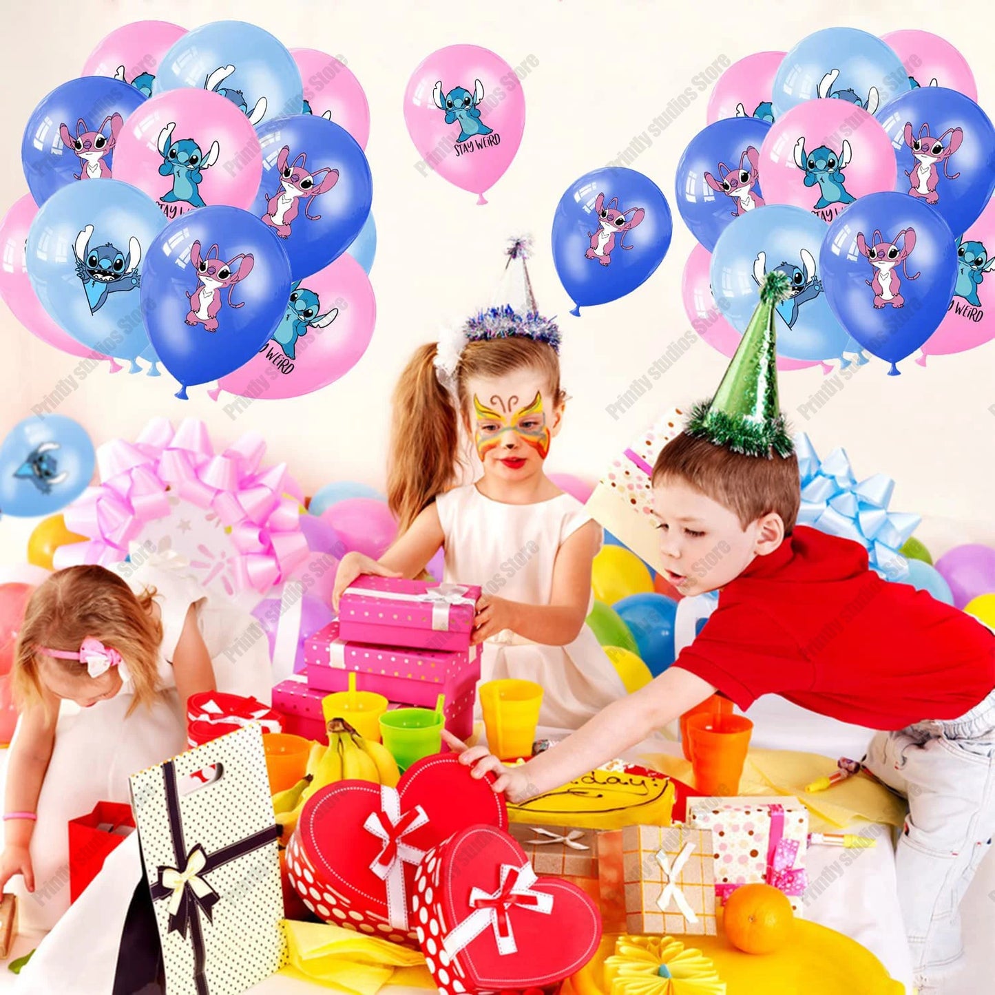 10 STÜCKE 12 Zoll Disney Lilo und Stitch Latexballons Set Globo Junge Mädchen Geburtstagsparty Babyparty Party Dekorationen Kinderspielzeug