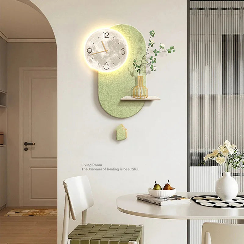 Nordic Light Wall Clock Luxury Battery Big Size Minimalism Acrylic Wall Clock Originality Fashion Rorloge Living Room Decoration