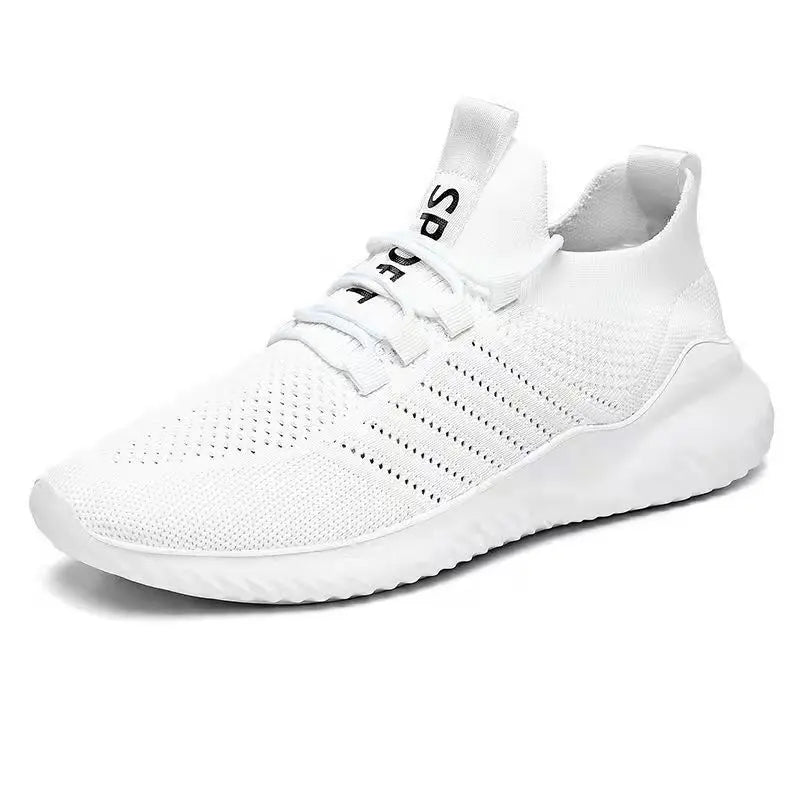 2023 Casual Shoes Light Sneaker White Large Size Outdoor Breathable Mesh Fashion Sports Black Popular Style Running Man Shoe