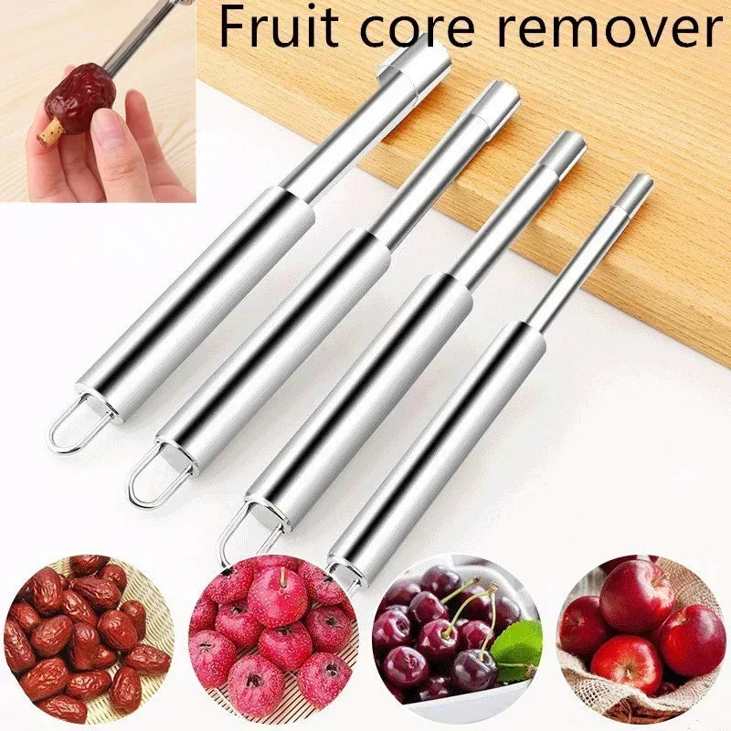 Apple Core Remover Stainless Steel Pear Fruit Vegetable Tool Core Seed Remover Cutter Seeder Slicer Knife Home Kitchen Accessory