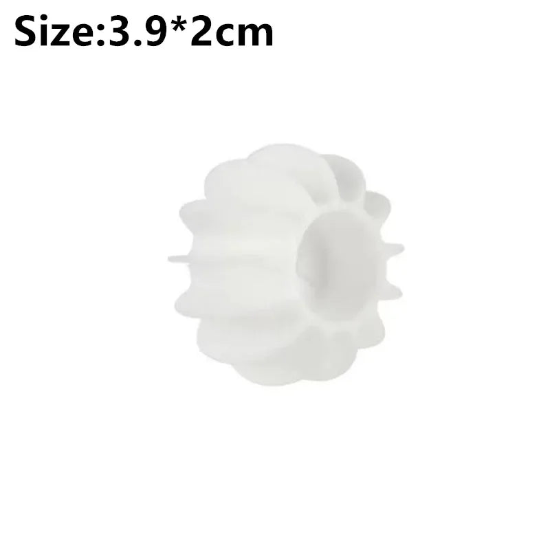 10CPS Laundry Ball Reusable Silicone Clothes Hair Cleaning Tools Pet Hair Remover Washing Machine Cat Hair Catcher Laundry Ball