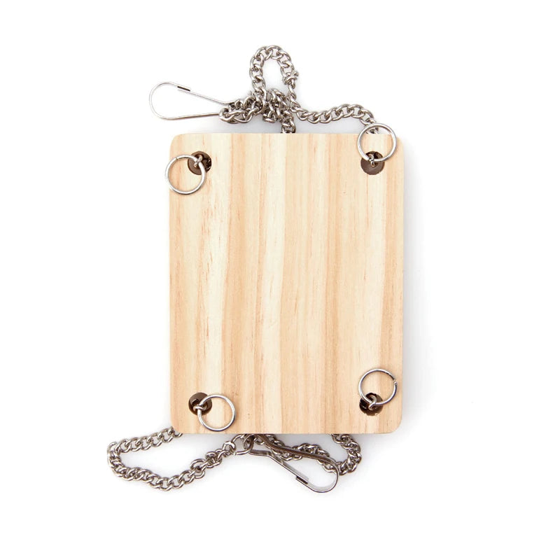 Spielzeug für Kleintiere, Hamster, Chinchilla, Spielzeug, Schaukelgeschirr aus Holz, Hängebett, Ruhematte für Papageien, Haustier-Hängespielzeug, Zubehör