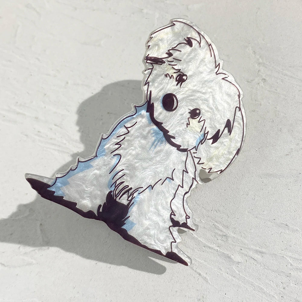 Cute Acrylic Thick Hair Claw Clip For Women Girls New Design Cartoon Cat Rabbit Dog Bear Shape Animal Hair Accessorie Headwear unique !!!