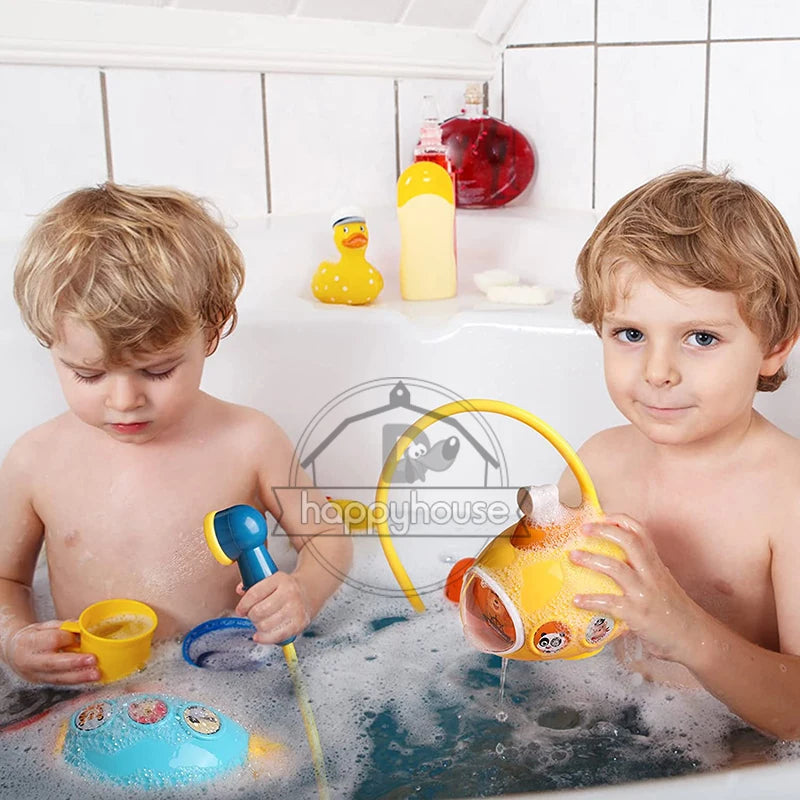 Baby-Badespielzeug für Kinder, elektrisches U-Boot, Dusche, Saugnapf, Babyspielzeug, Sprühwasserspielzeug, Badewannenspielzeug, Sprinkler, Babyparty