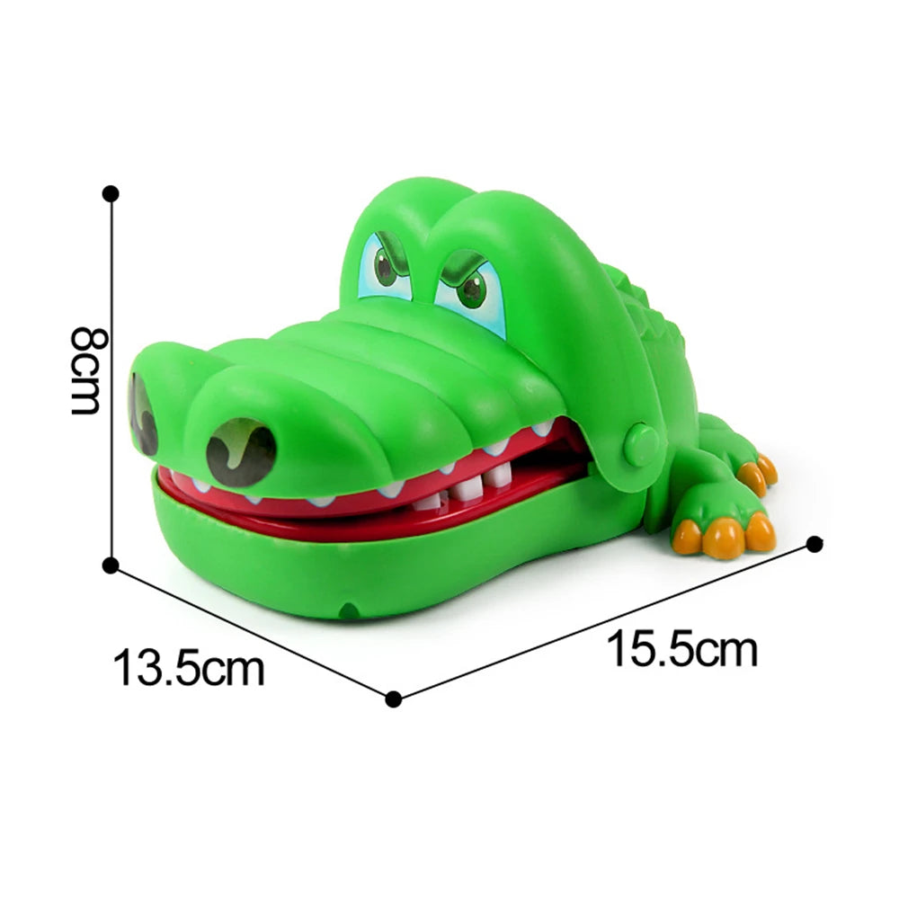 Krokodilzähne-Spielzeug, Alligator, der in den Finger beißt, Zahnarztspiele, Witze, Glücksspiel, Streiche, Kinderspielzeug, Familienspiele, lustige Feiertagsparty