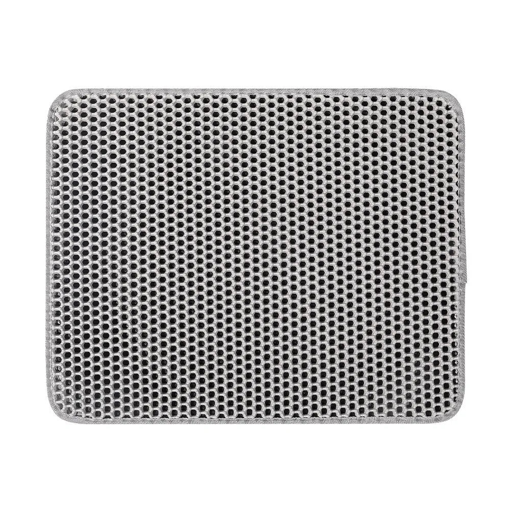 Katzenstreumatte aus EVA, doppellagig, wasserdicht, urindichte Auffangmatte, waschbar, leicht zu reinigen, rutschfeste Katzenstreu-Kratzunterlage