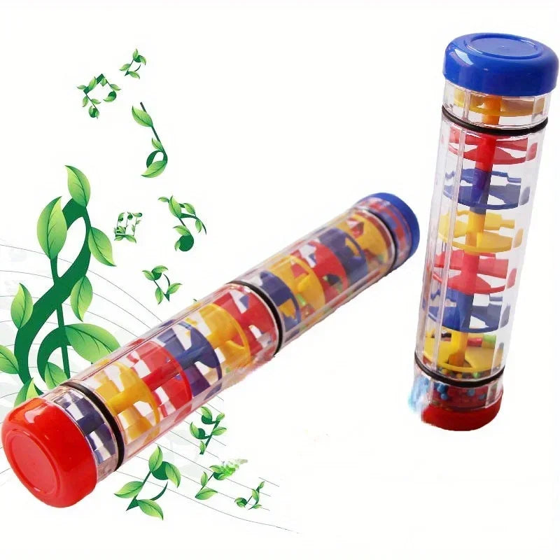 1 Stück Regenmacher-Musikspielzeug, Regenstab, Glocke, Handschüttelspielzeug, Montessori-Sensorikspielzeug, pädagogisches Baby-Instrumentenspielzeug