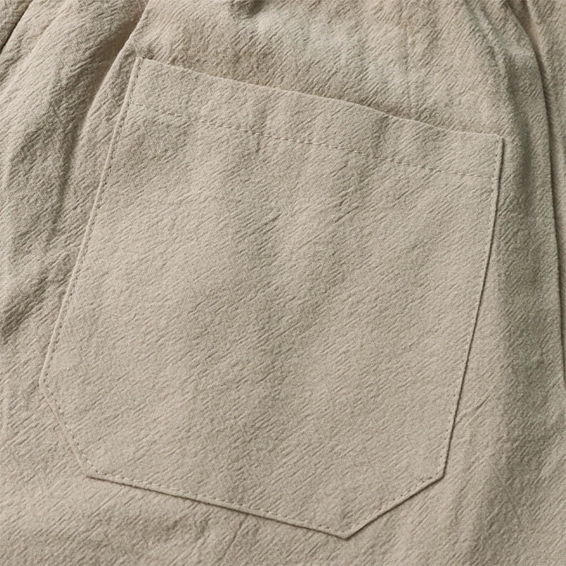 Solide Slim Fit Hose für Herren, trendige Freizeithose für den Alltag