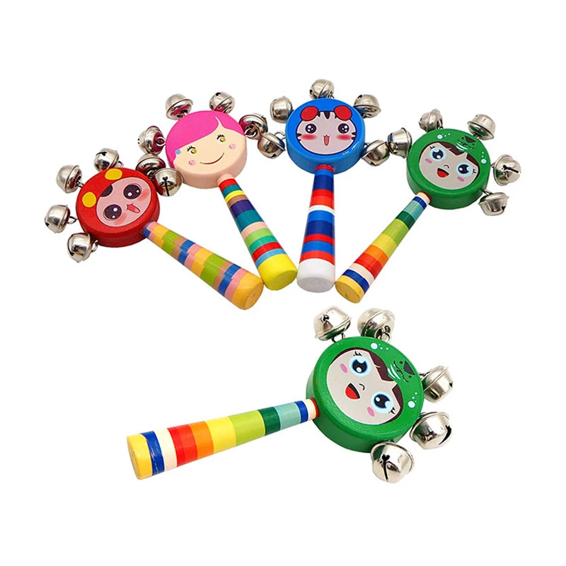 Holz-Musikinstrument-Spielzeug für Kinder Montessori-Lernspielzeug Baby-Rasseln Kinder-Musikalisches lustiges Spielzeug Geschenk für Jungen Mädchen