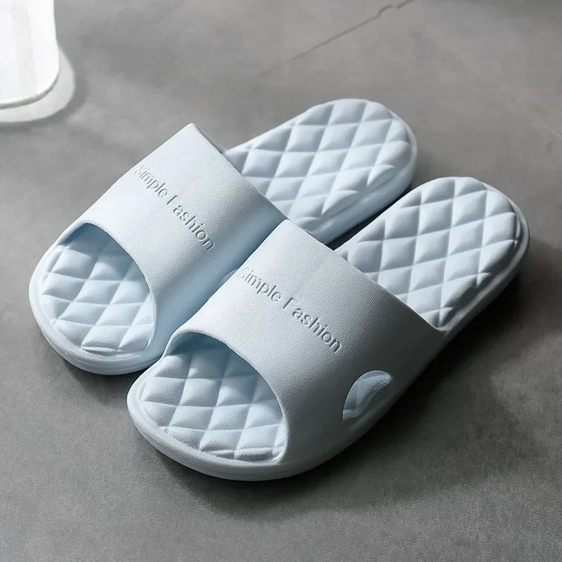 Big Size 48 49 Men Slipper Women Summer Sandals Soft Slides Massage Couples Home Bathroom Non-slip Slippers Outdoor Flip Flop