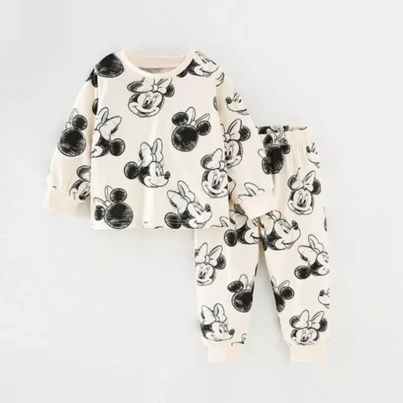 Baumwolle Baby Mädchen Nachtwäsche Anzüge Herbst Winter Neugeborenen Unterwäsche 2 stücke Kinder Kleidung Set Frühling Kleinkind Kinder Kleidung Pyjamas
