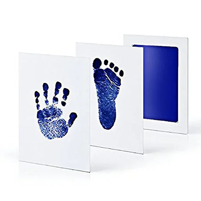 Baby-Fußabdruck-Set, sicher, waschbar, Handabdruck, Pfotenabdruck, Souvenirs für Neugeborene, berührungslose Haut für Kissen, Tinte, Fußabdruck, Kleinkindspielzeug