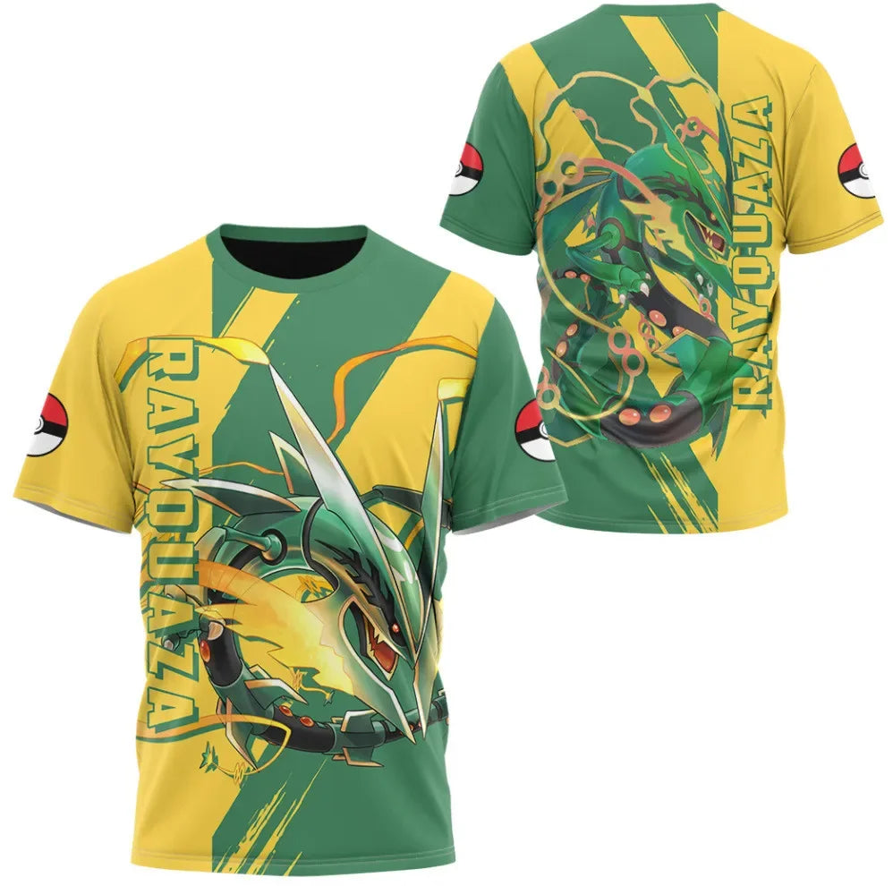 Pokemon T-Shirt Cartoon Baby Kinder Jungen Mädchen Kinder Kurzärmelige Sommerkleidung Pikachu Cartoon Print Pokémon T-Shirt Kinder