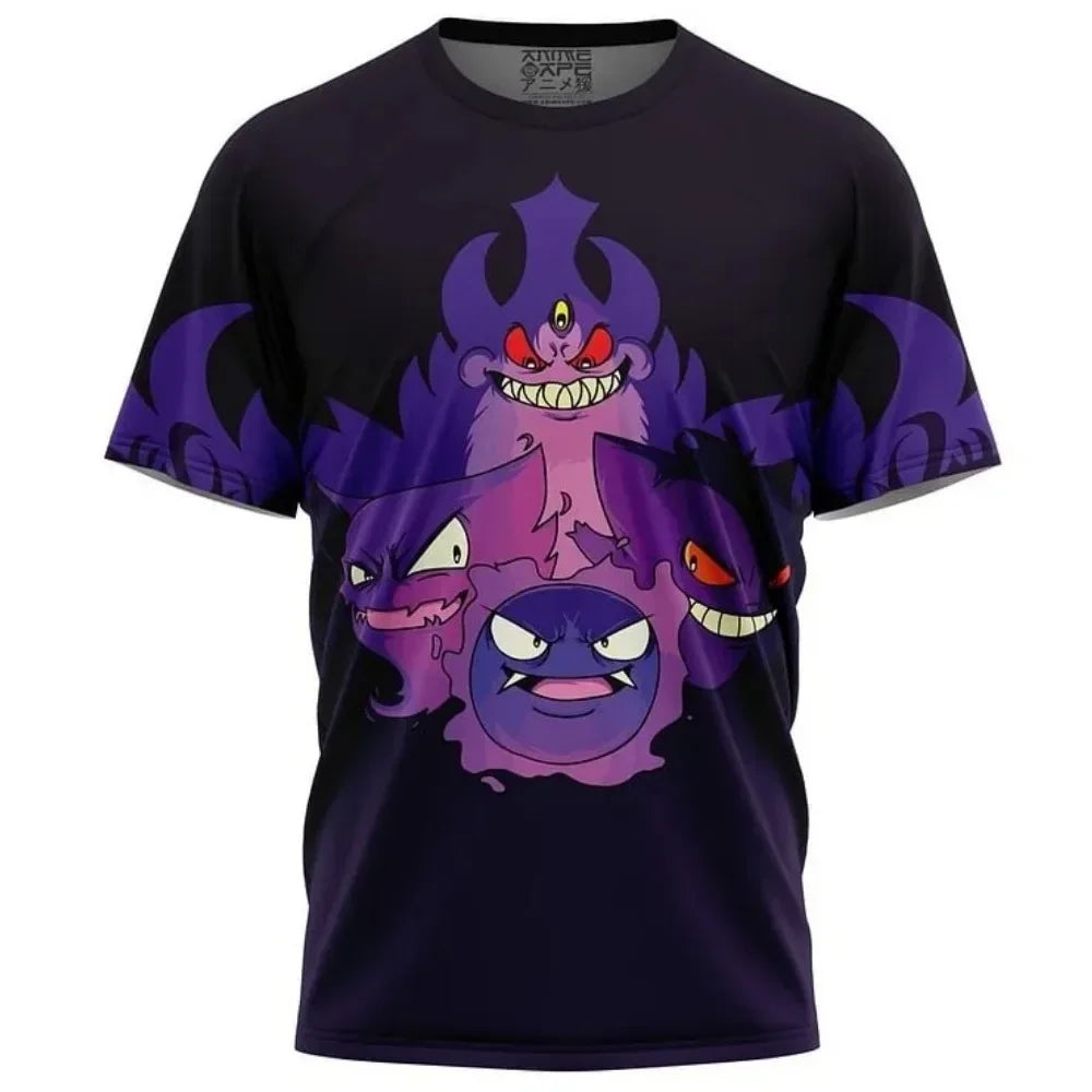 Pokemon T-Shirt Cartoon Baby Kinder Jungen Mädchen Kinder Kurzärmelige Sommerkleidung Pikachu Cartoon Print Pokémon T-Shirt Kinder