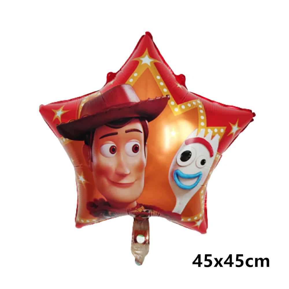 Disney Buzz Lightyear Foil Balloon Set Toy Story Happy Birthday Party Supplies Baby Shower Kids Game Party Decoration Globes