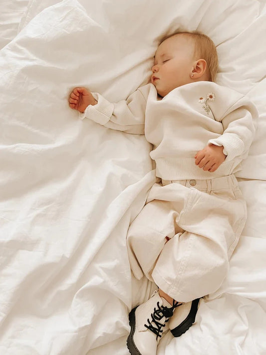 طقم ملابس للأولاد والبنات لفصل الربيع والشتاء مكون من قطعتين، سويت شيرت وبنطلون وبدلة رياضية للأولاد، ملابس للأطفال الصغار