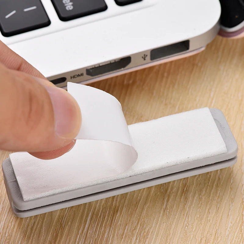 Desktop-Kabel-Organizer, USB-Clips, Desktop-Silikon-Kabel-Manager, Kabelhalter-Management für Datenleitung, Kopfhörer, Ohrhörer