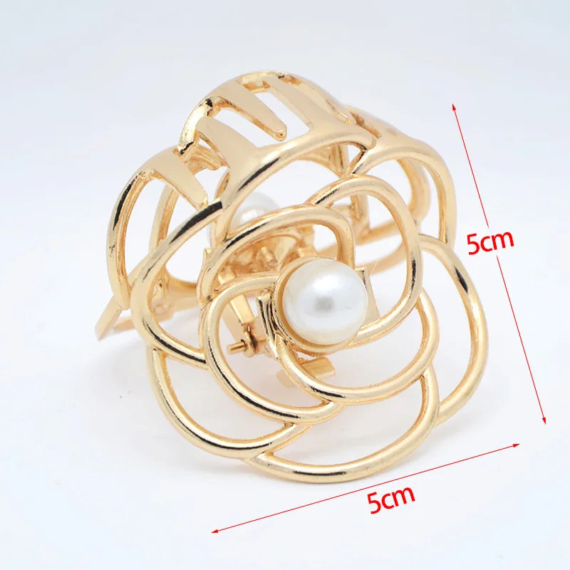 Fashion large Simple Wild Geometric Hair Claw For Women Girls Clamps Hair Crab Metal Women Hair Clip Claw Accessories Headwear