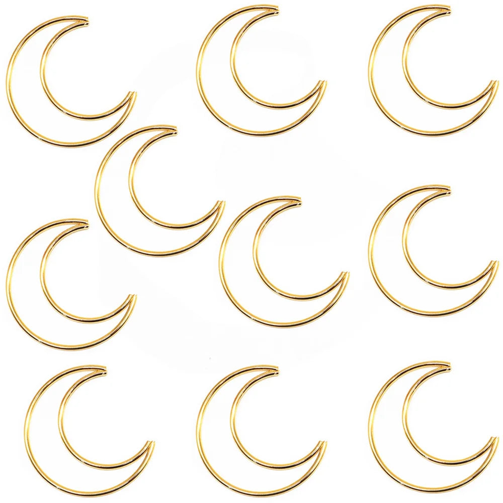 10pcs/5pcs Ramadan Gold ColorMetal Dream Catcher Dreamcatcher Ring Macrame Craft Hoop DIY Wedding Wind Chime Hanging Decorations