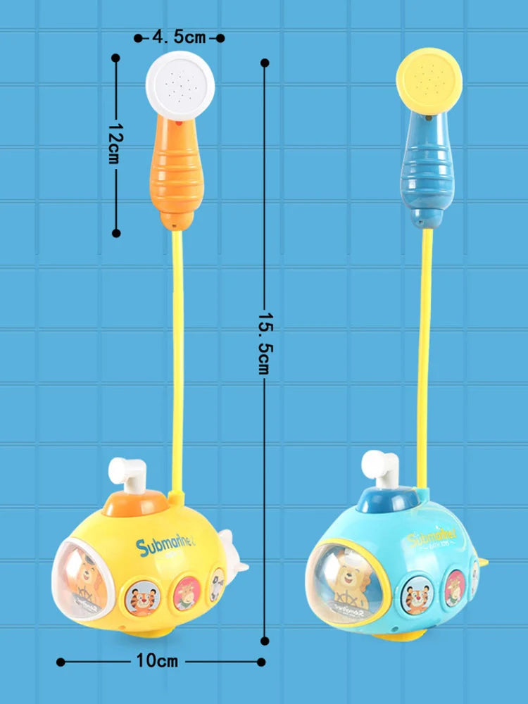 Baby-Badespielzeug für Kinder, elektrisches U-Boot, Dusche, Saugnapf, Babyspielzeug, Sprühwasserspielzeug, Badewannenspielzeug, Sprinkler, Babyparty