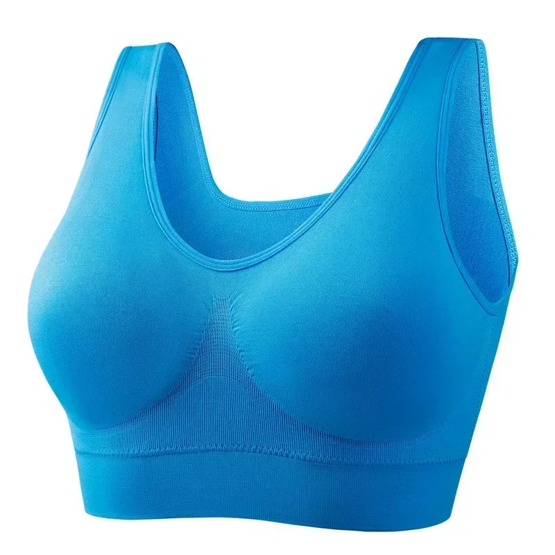 Women Sport Yoga Bra Running Vest Gym Workout Underwear Padded Crop Tops Female Sportswear Brassiere Push Up Fitness Bras