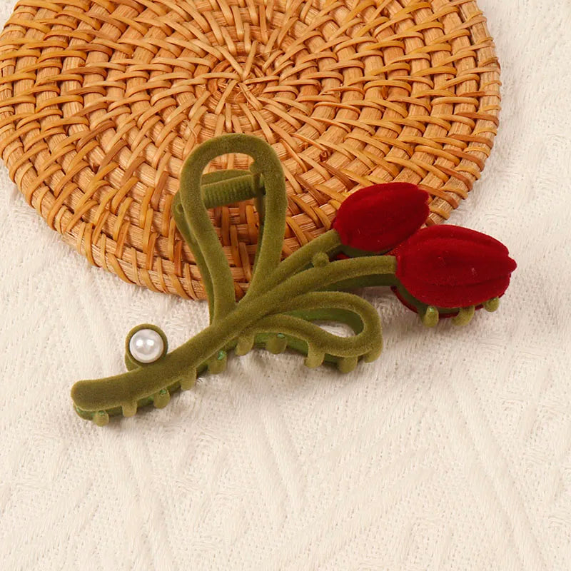 fresh Durian Metal Hair Clip Hair claws fruit oil drop flower Personality Fruit Funny Hair Claw Hairpin for Women Girls Headwear