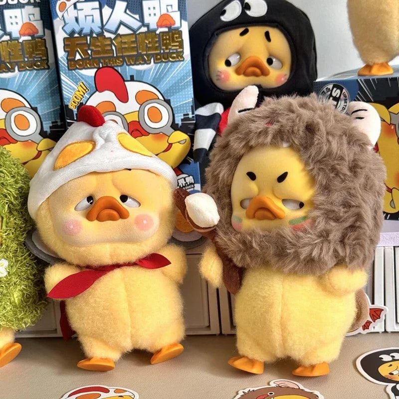 New Duck Upsetduck 3 Generations Willful Series Blind Box Figure Decor Collectible Model Vinyl Toys Mystery boxes Surprise Gifts