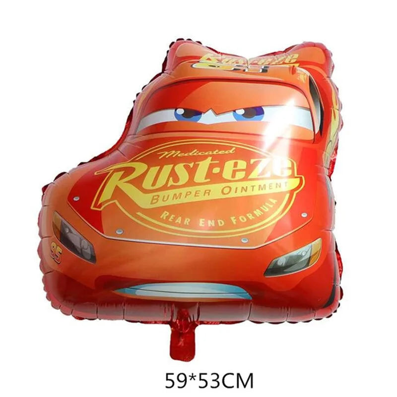 Disney McQueen Cars Helium Foil Balloons Cartoon Theme Racing Wedding Birthday Party Baby Shower Kids Toys Decoration Supplies
