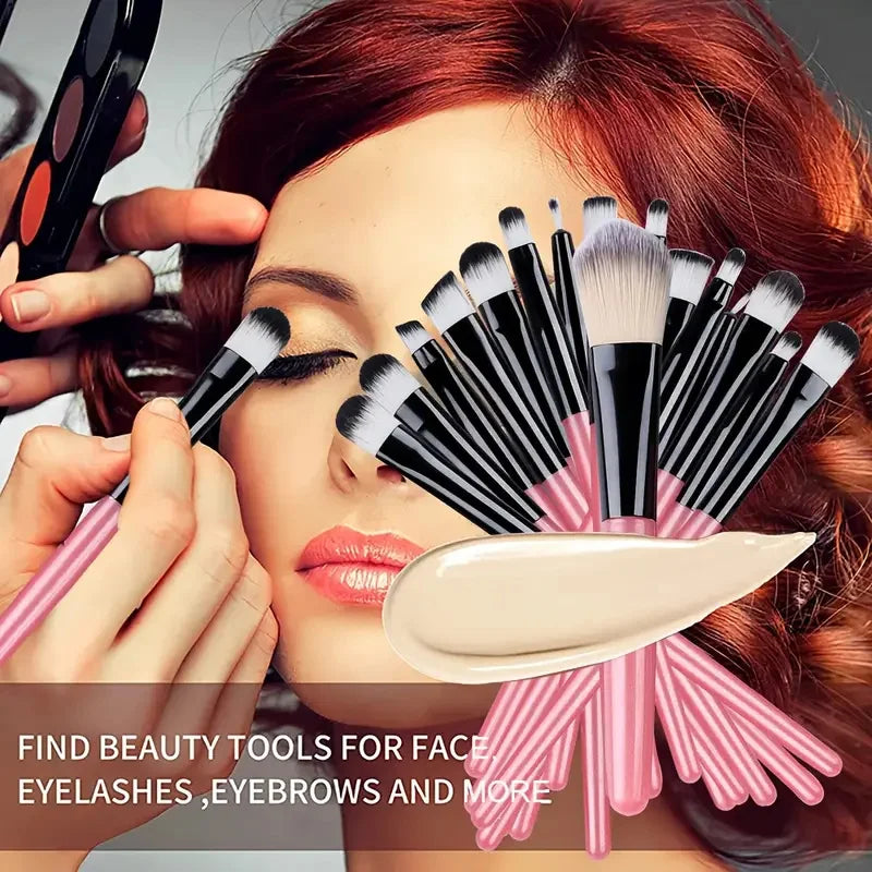 12/32pcs Makeup brush and sponge set Professional Makeup brush Set Beauty Blender Triangle Powder Puff Clean Powder Puff