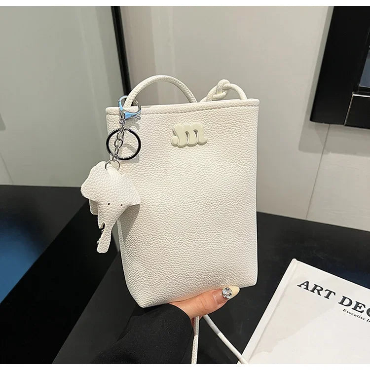 Soft Leather Elephant Bag for Women Fashionable Women Shoulder Bags Crossbody Bags for Women Phone Bag Purse and Handbags Сумка