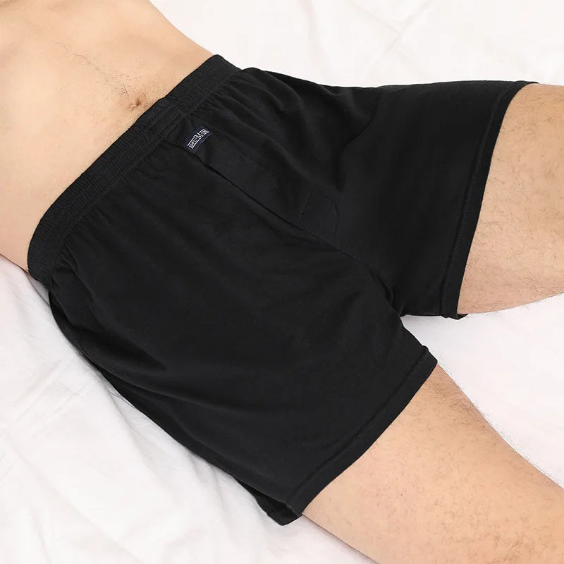 Mens Boxer Shorts Rich Cotton Elasticated Pack Underwear Home Boxers Pajamas Loose Thin Breathable Underpants Gym Shorts Panties mon