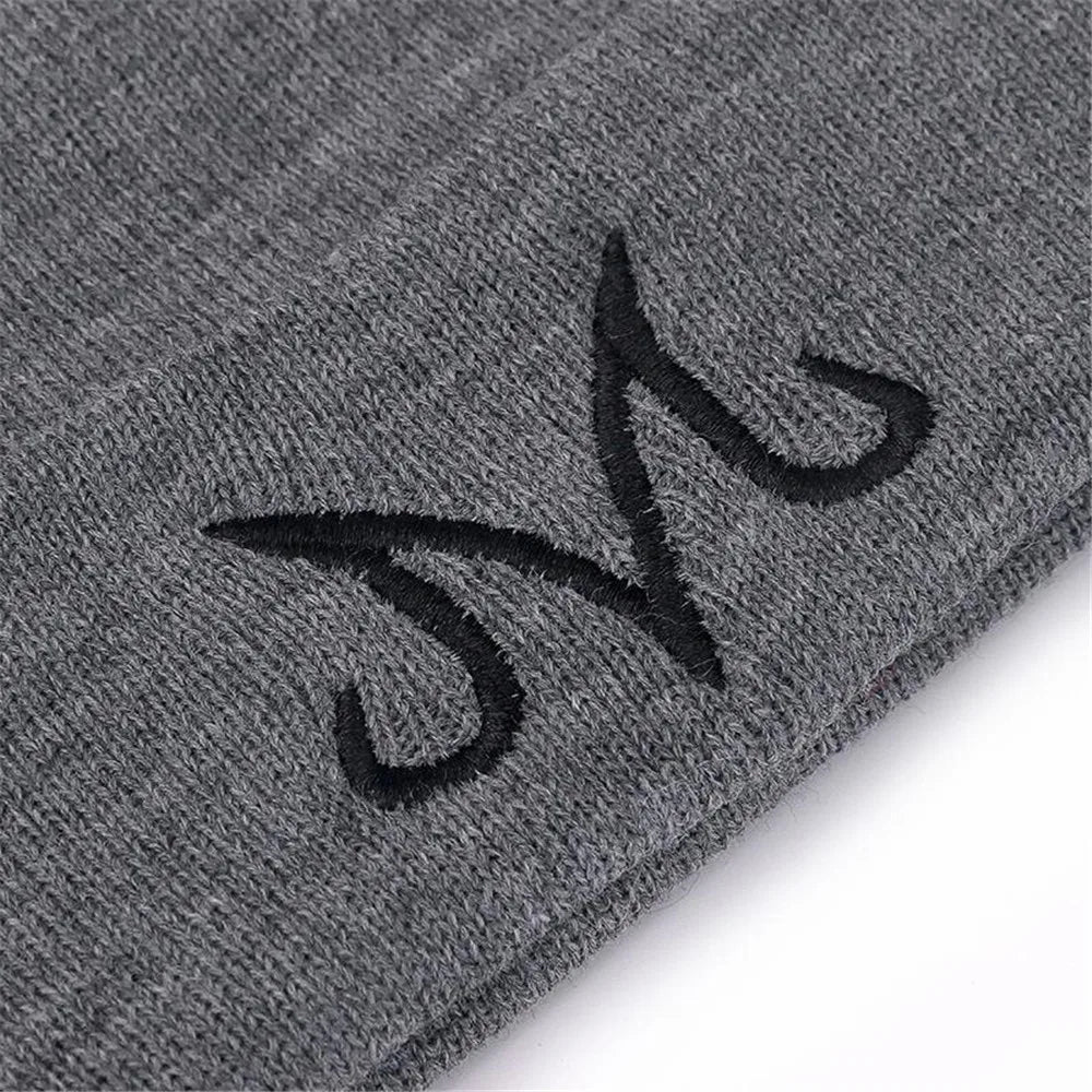 New Dragon Ball Majin Buu Letter M Beanie Hat Women Men Knitted Warm Winter Plush Hats Cosplay Hat