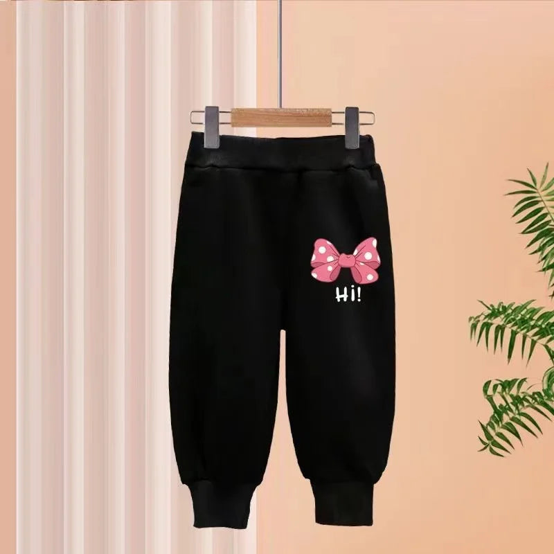Herbst Baby Mädchen Kleidung Set Kinder Sport Bogen Brief Druck Sweatshirt Top und Hosen Butt Zwei Stück Anzug Baumwolle Trainingsanzug