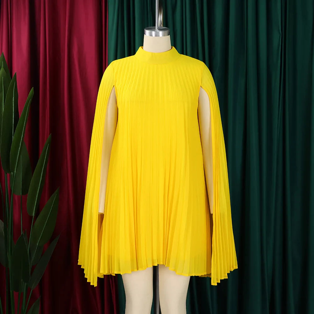 FairyShely 2025 Batwing Sleeve Plus Size Club Dress Women Solid Mesh Large Big Dresses Summer Lady Party Tight Curvy Dress